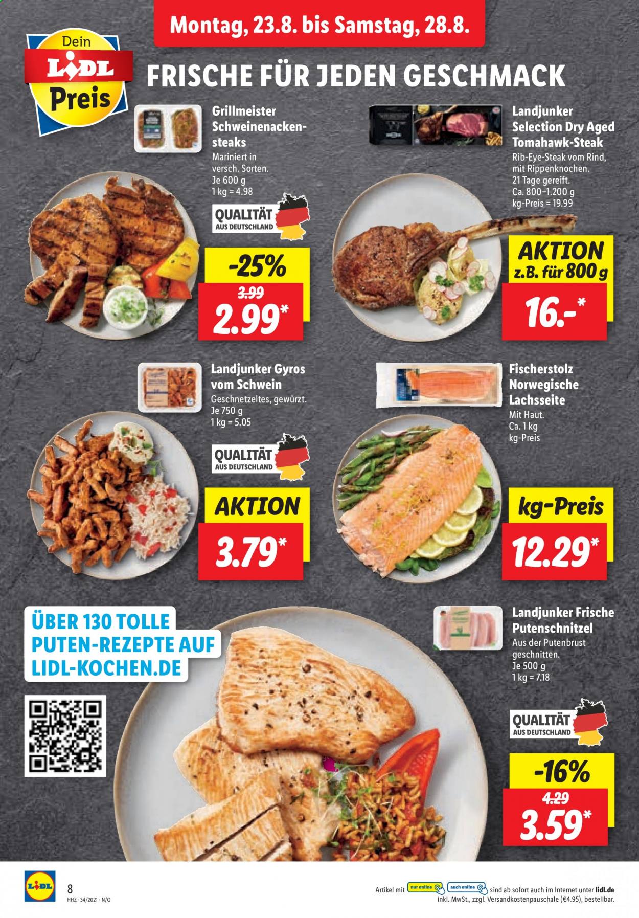 Lidl Prospekte  - 23.08.2021 - 28.08.2021. Seite 8