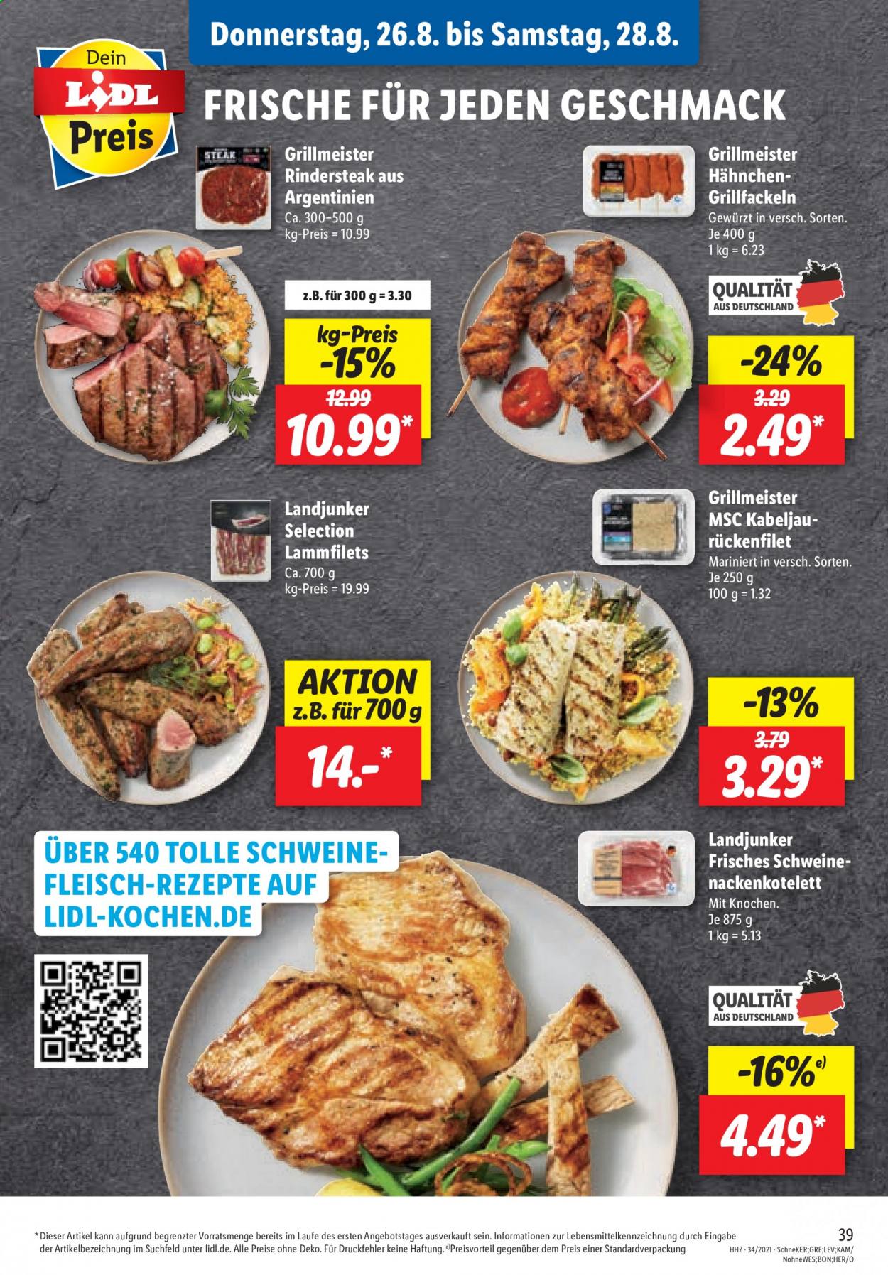 Lidl Prospekte  - 23.08.2021 - 28.08.2021. Seite 39