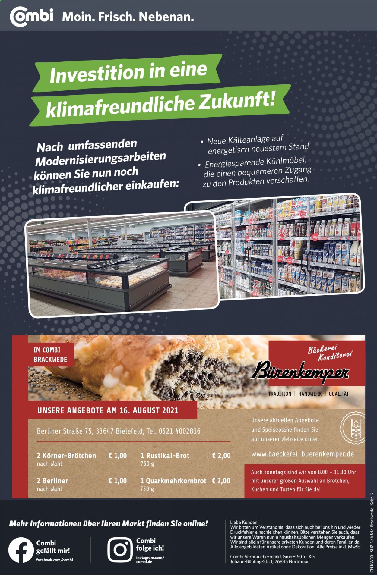 Combi Prospekte  - 16.08.2021 - 21.08.2021. Seite 30