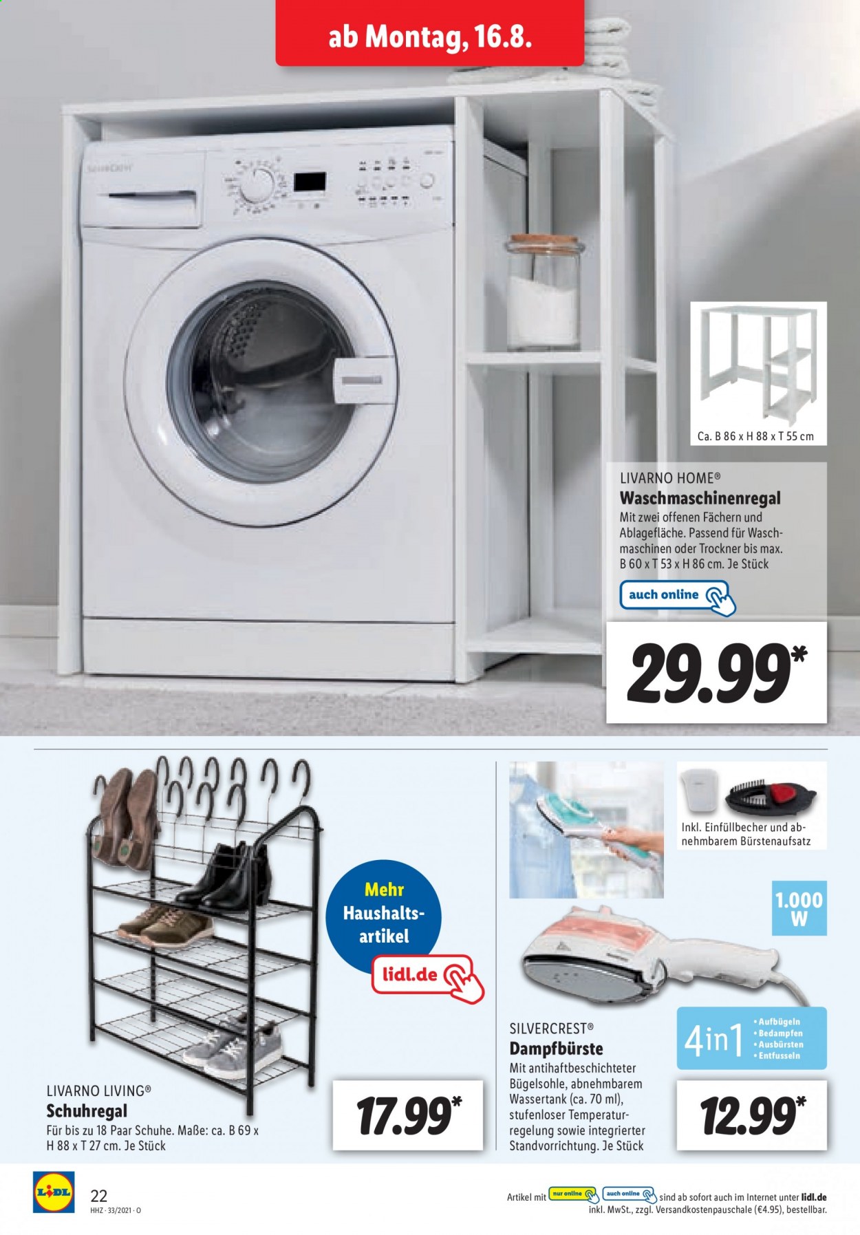 Lidl Prospekte  - 16.08.2021 - 21.08.2021. Seite 22