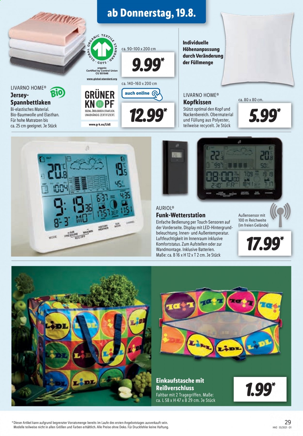 Lidl Prospekte  - 16.08.2021 - 21.08.2021. Seite 29