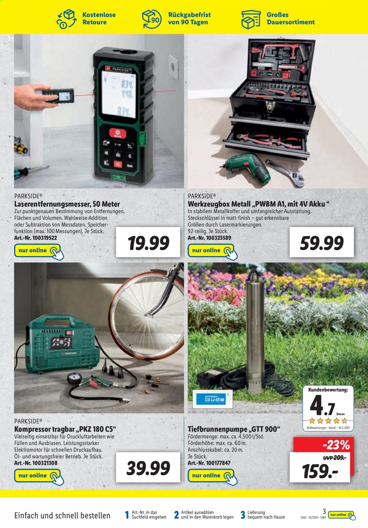 Lidl Prospekte  - 16.08.2021 - 21.08.2021. Seite 47