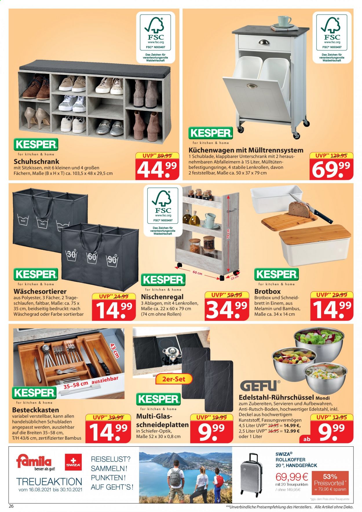 famila Prospekte  - 16.08.2021 - 21.08.2021. Seite 26