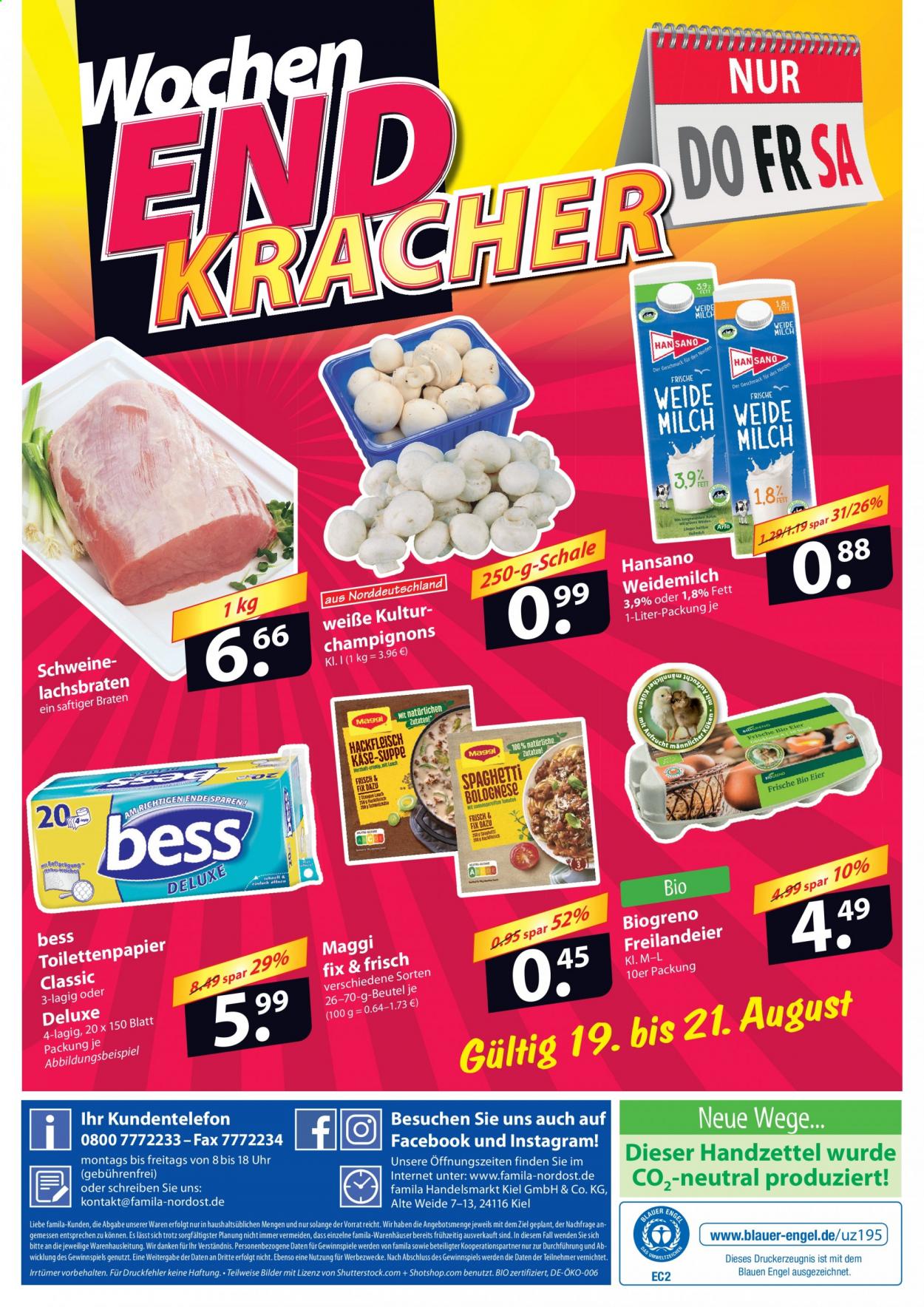 famila Prospekte  - 16.08.2021 - 21.08.2021. Seite 32