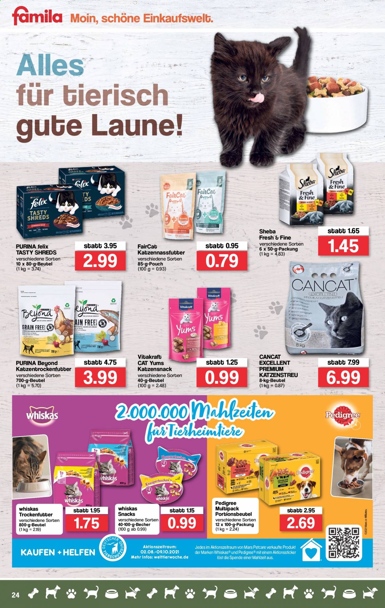 famila Prospekte  - 16.08.2021 - 21.08.2021. Seite 24