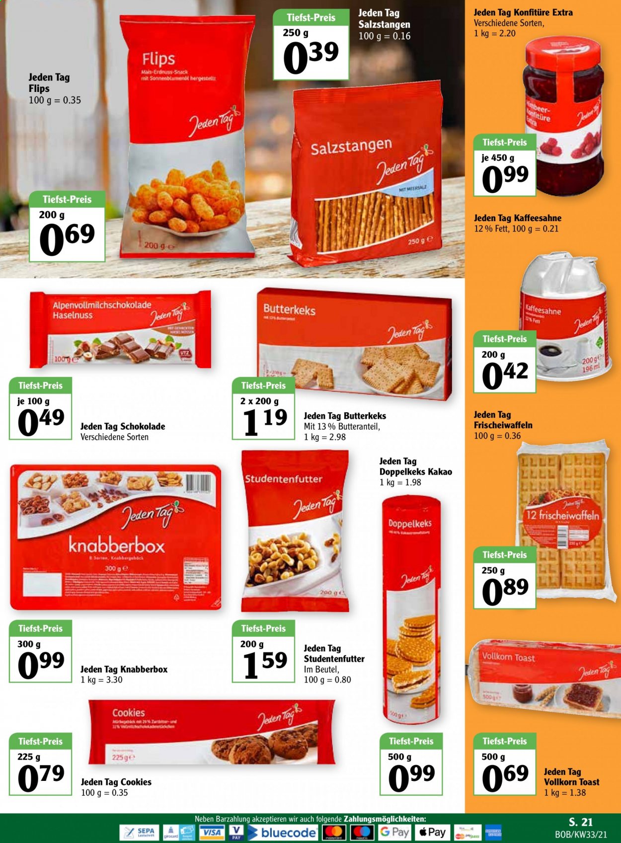 Globus Prospekte  - 16.08.2021 - 21.08.2021. Seite 21