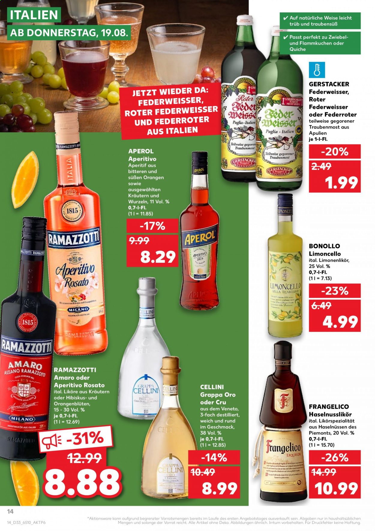 Kaufland Prospekte  - 19.08.2021 - 25.08.2021. Seite 14