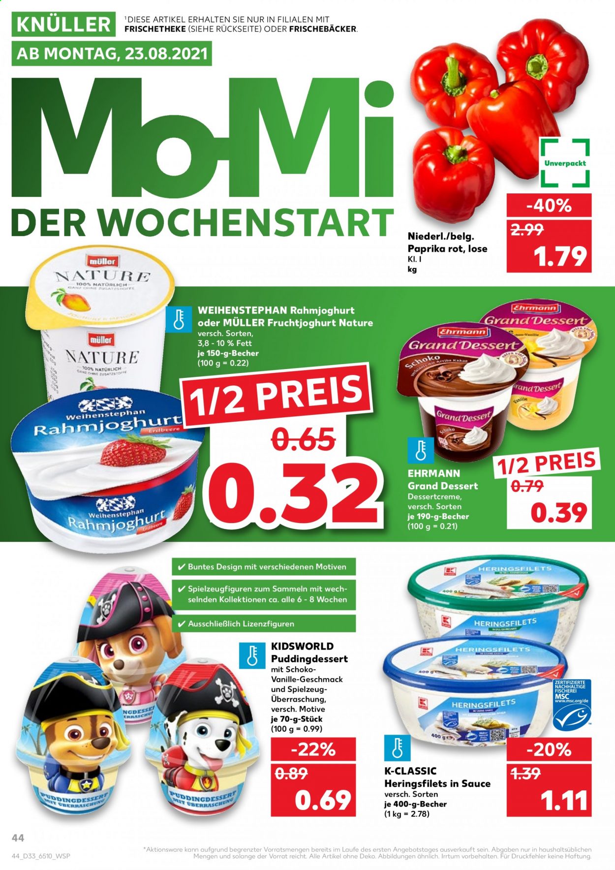 Kaufland Prospekte  - 19.08.2021 - 25.08.2021. Seite 44