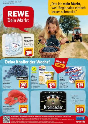 Prospekte REWE - 16.8.2021 - 21.8.2021.