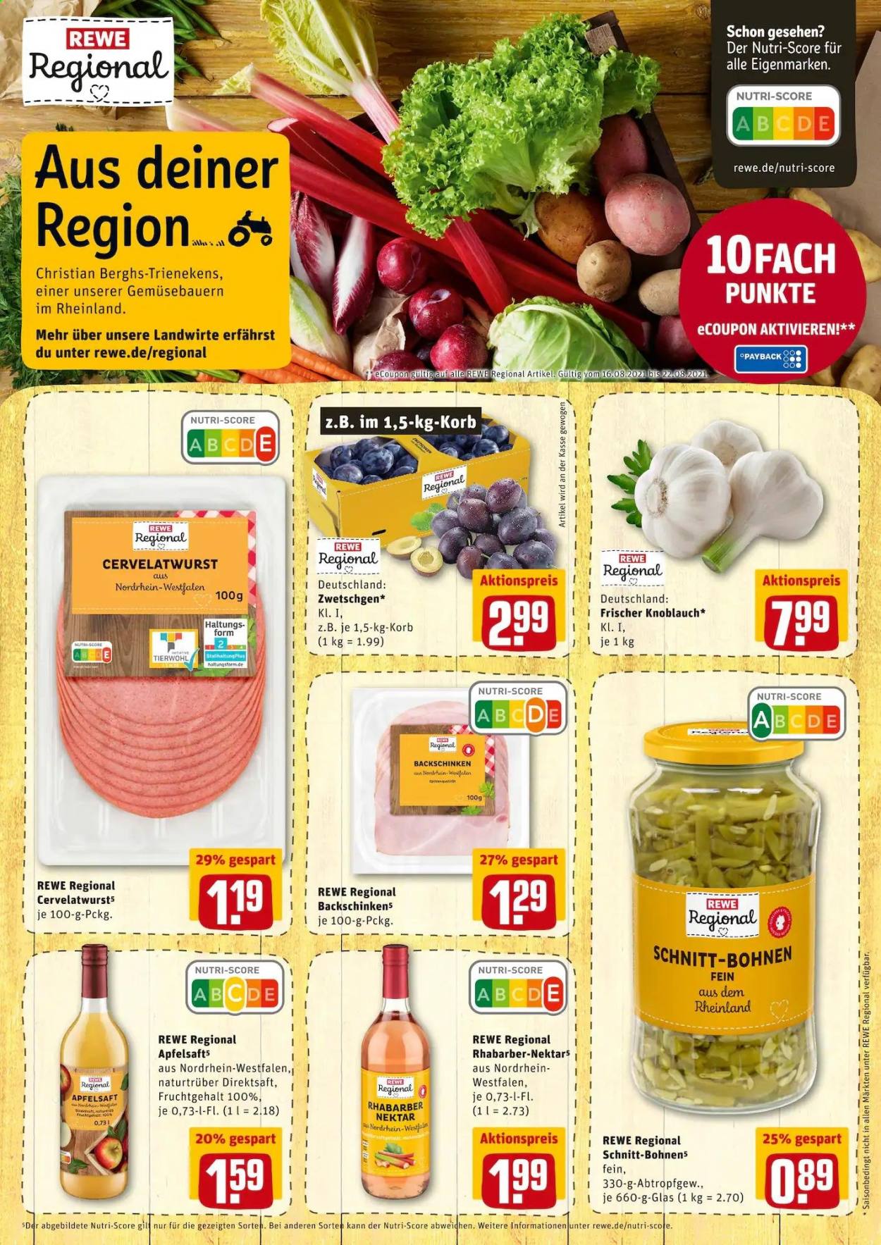 REWE Prospekte  - 16.08.2021 - 21.08.2021. Seite 11
