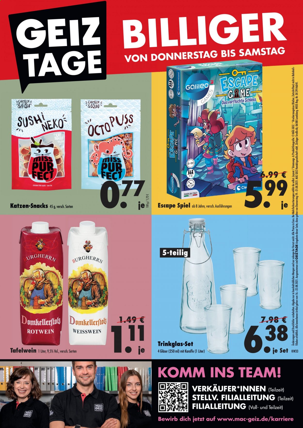 Mäc-Geiz Prospekte  - 16.08.2021 - 22.08.2021. Seite 9