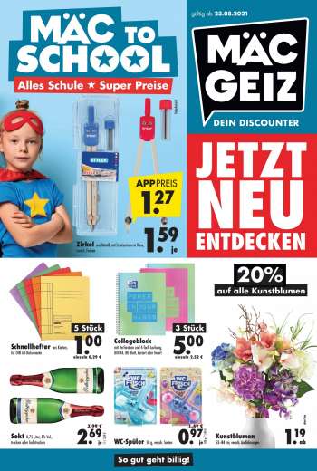 Prospekte Mäc-Geiz - 23.8.2021 - 29.8.2021.