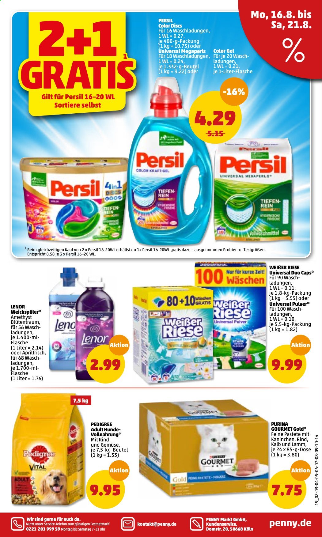 Penny Prospekte  - 16.08.2021 - 21.08.2021. Seite 19
