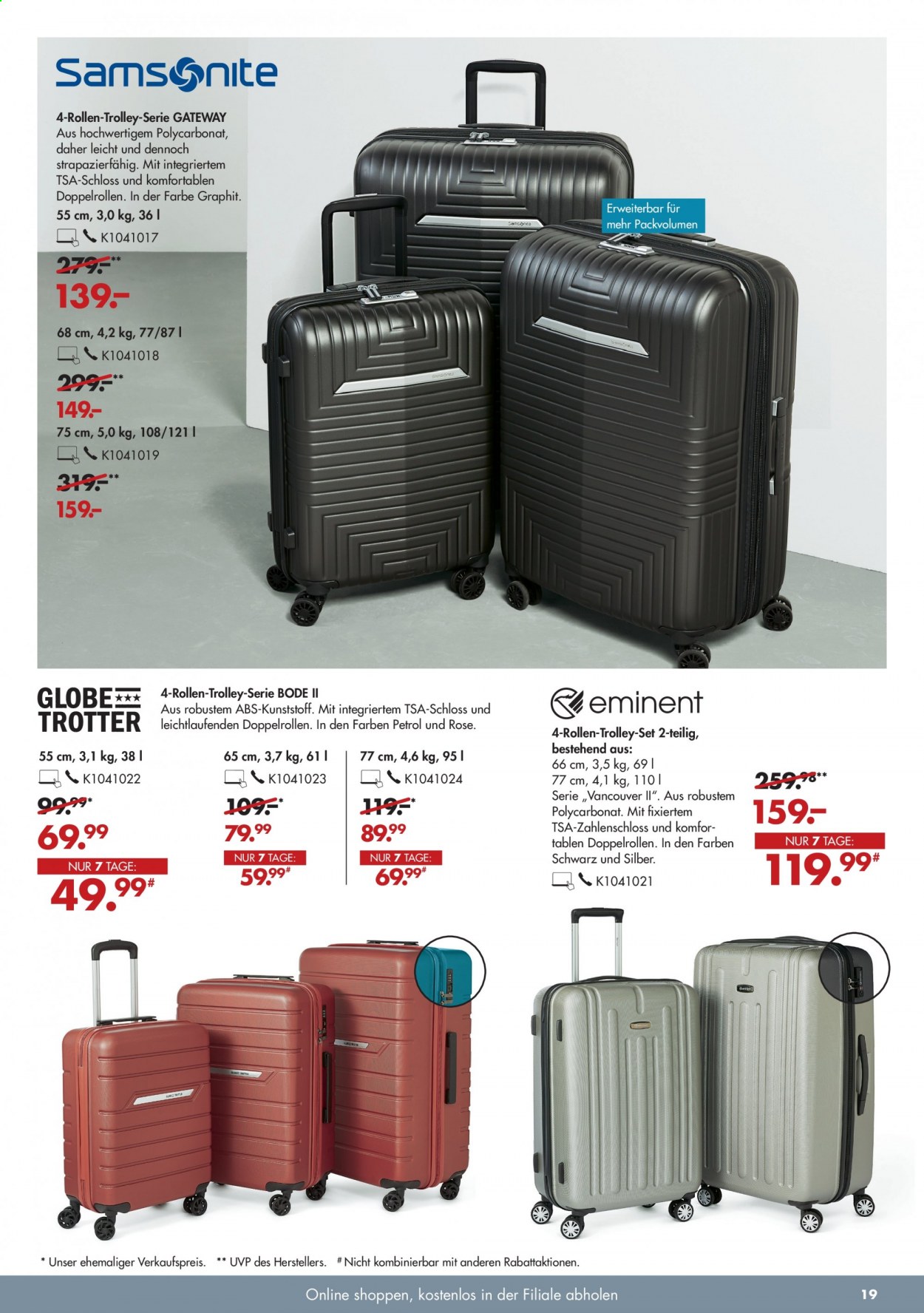 GALERIA Karstadt Kaufhof Prospekte  - 11.08.2021 - 17.08.2021. Seite 19