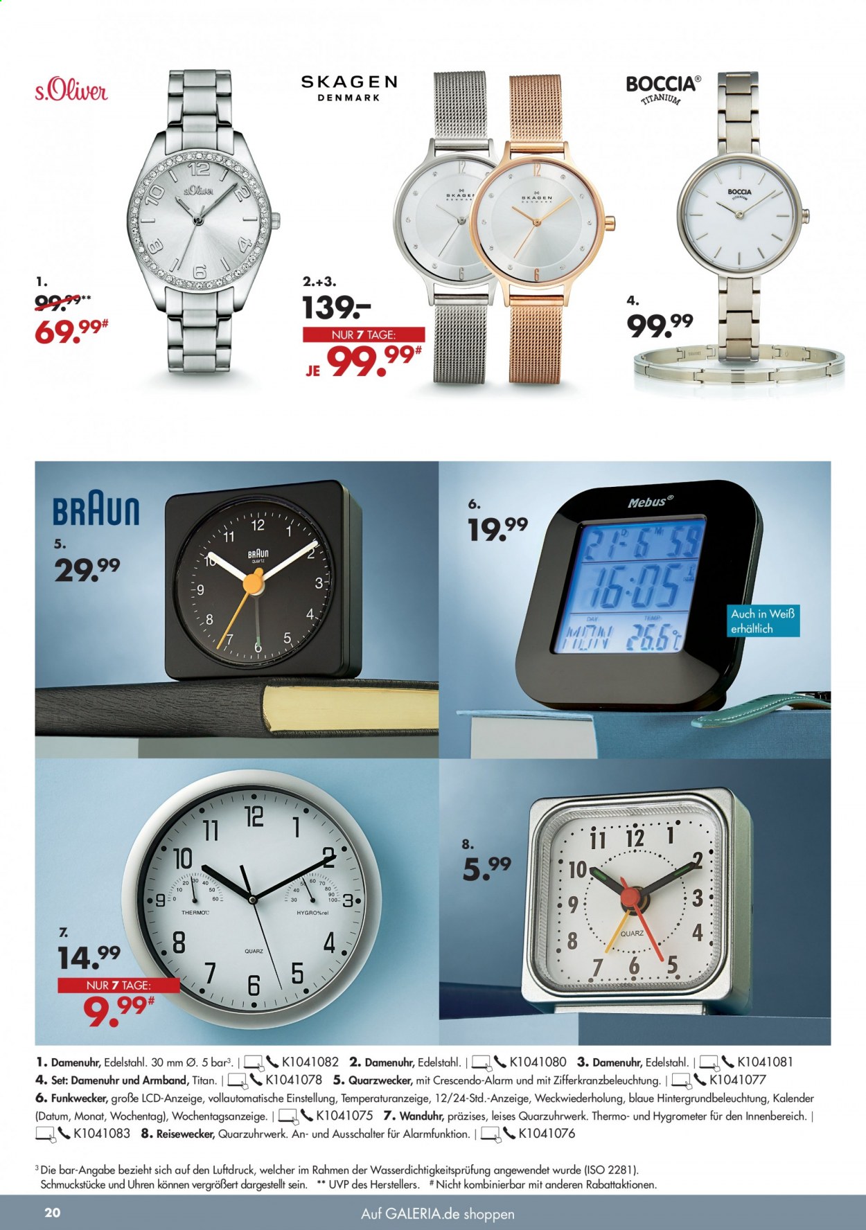 GALERIA Karstadt Kaufhof Prospekte  - 11.08.2021 - 17.08.2021. Seite 20