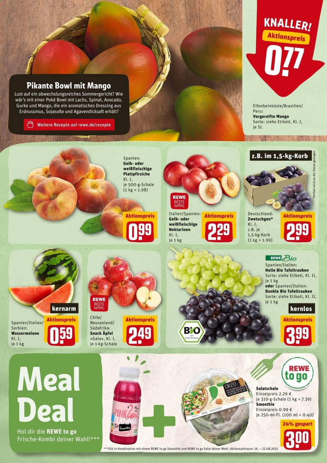 REWE Prospekte  - 16.08.2021 - 21.08.2021. Seite 3