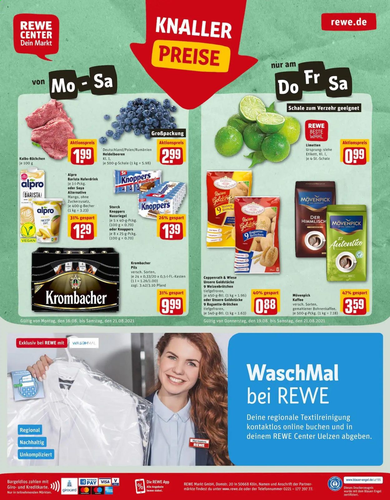 REWE Prospekte  - 16.08.2021 - 21.08.2021. Seite 28