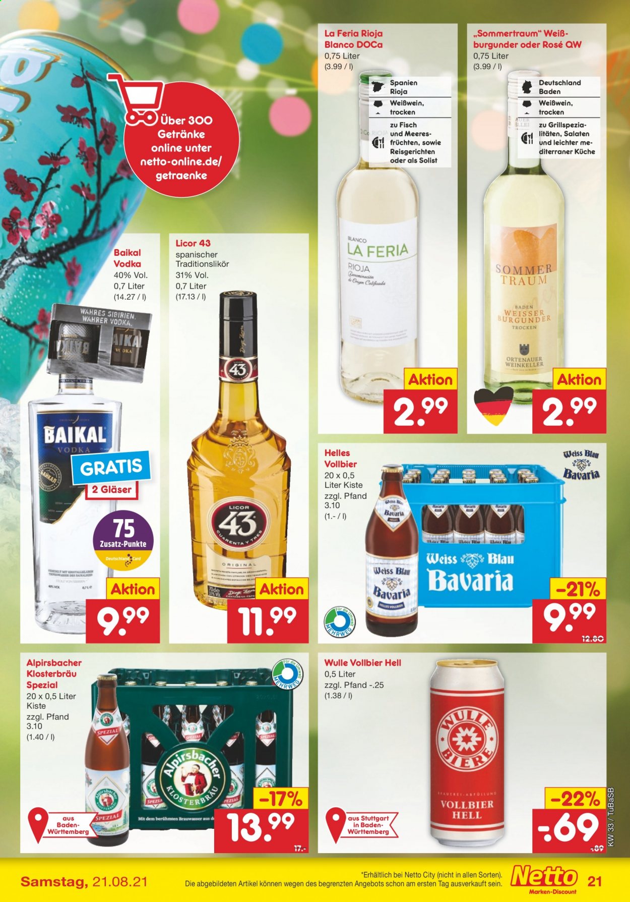 Netto Marken-Discount Prospekte  - 16.08.2021 - 21.08.2021. Seite 21