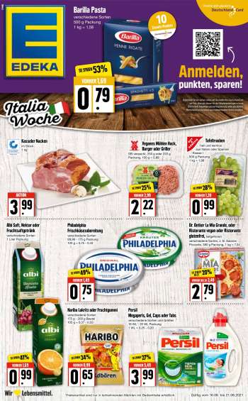 Prospekte Edeka - 16.8.2021 - 21.8.2021.