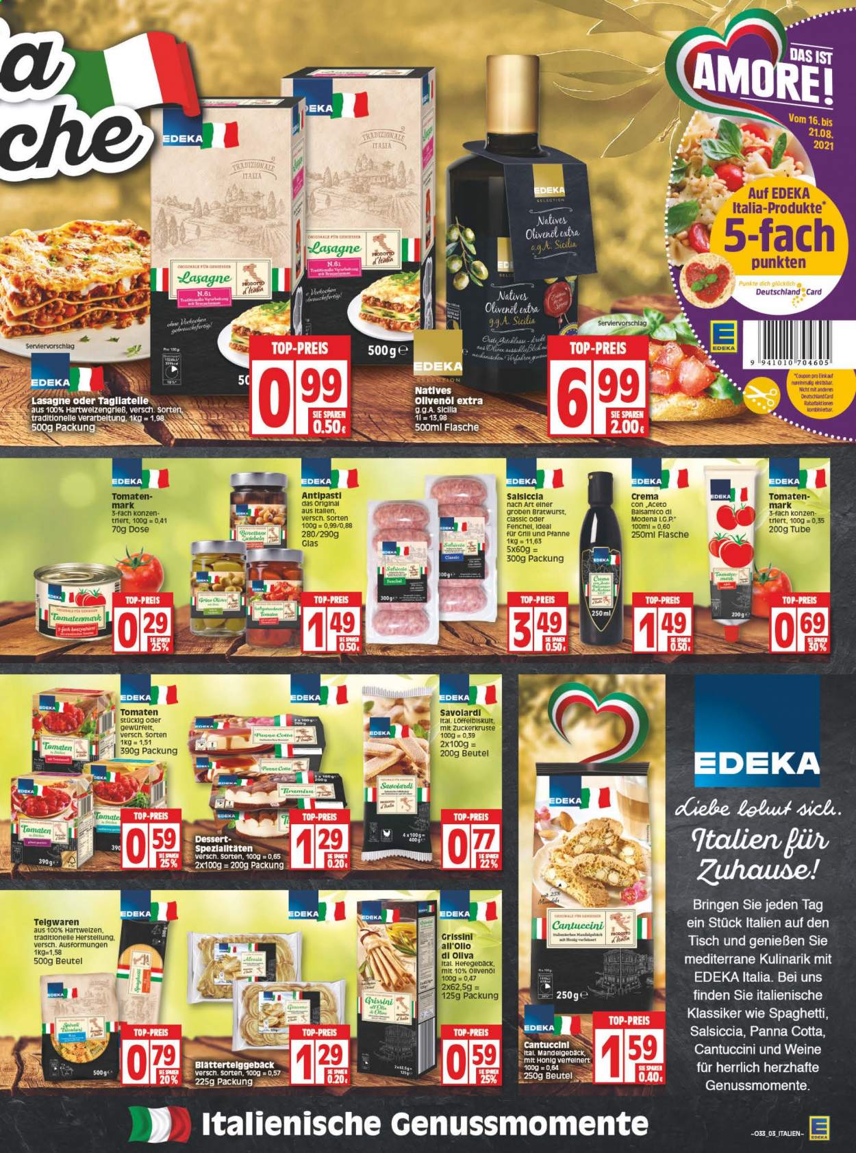 Edeka Prospekte  - 16.08.2021 - 21.08.2021. Seite 3