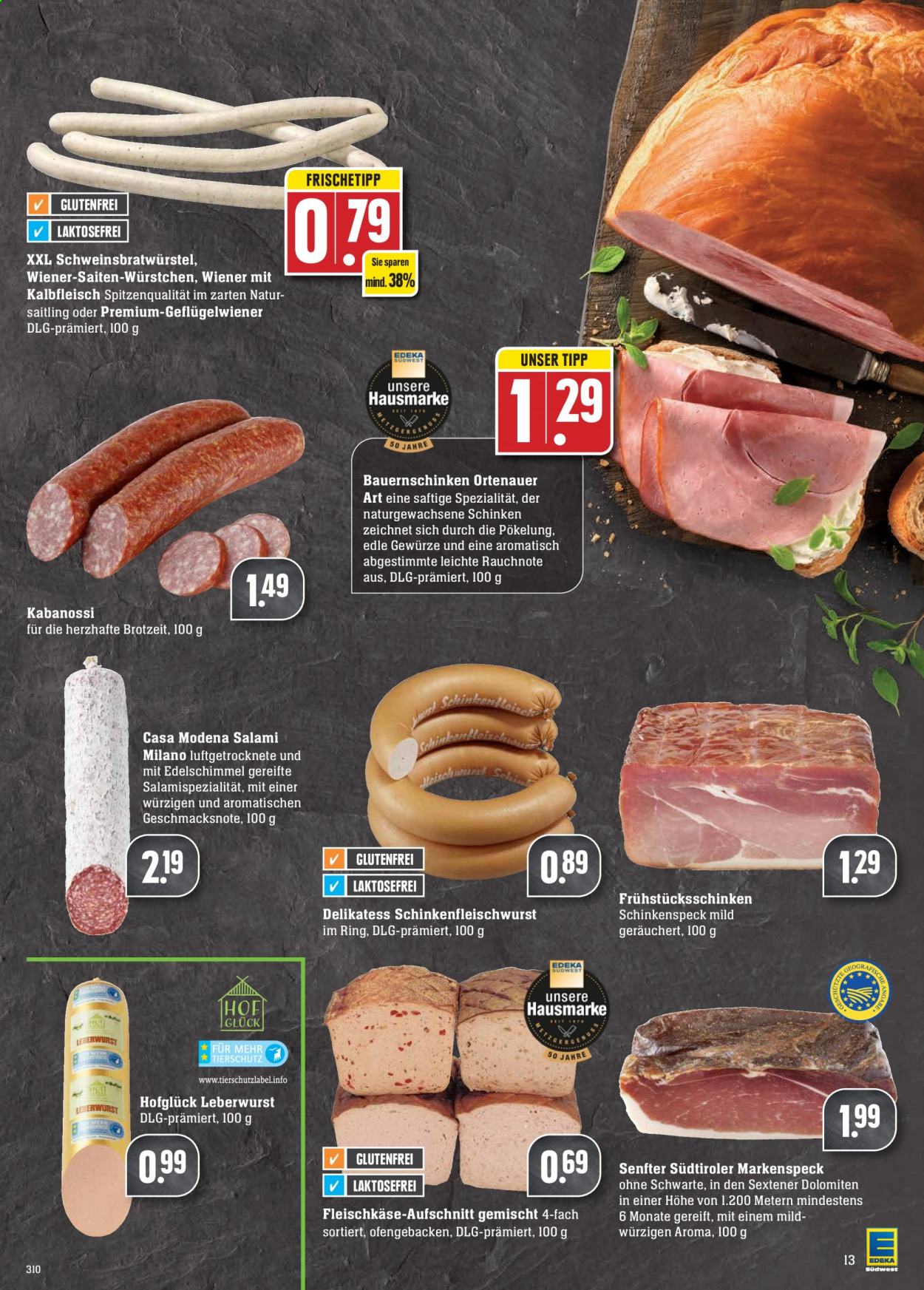 Edeka Prospekte  - 16.08.2021 - 21.08.2021. Seite 13