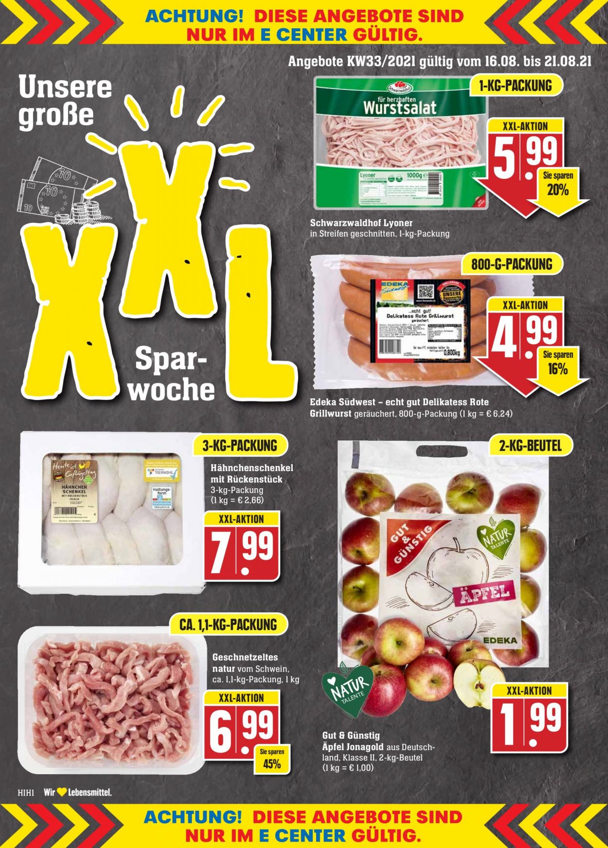 Edeka Prospekte  - 16.08.2021 - 21.08.2021. Seite 50