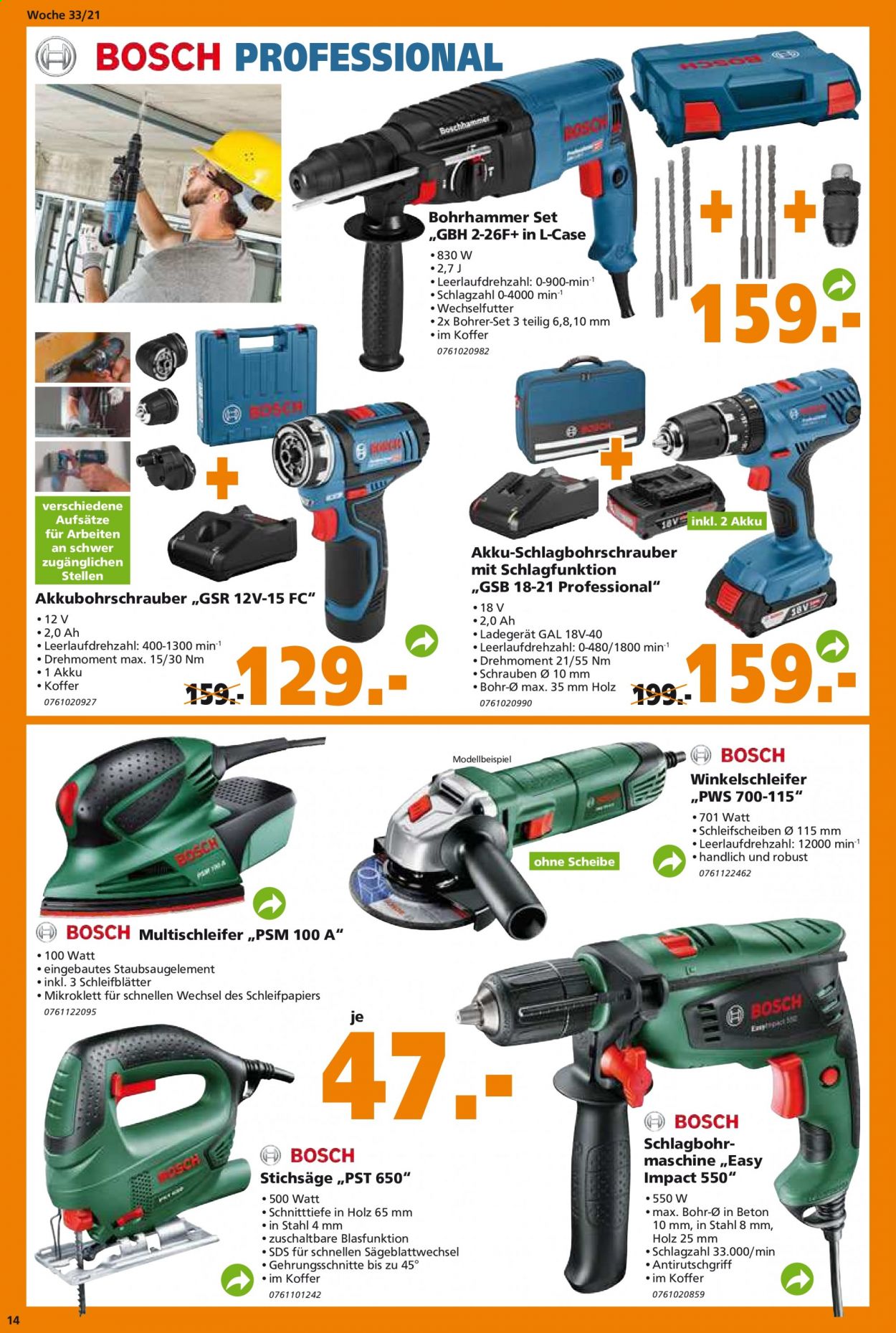 Globus Baumarkt Prospekte  - 16.08.2021 - 21.08.2021. Seite 14