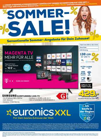 Prospekte Euronics - 18.8.2021 - 24.8.2021.