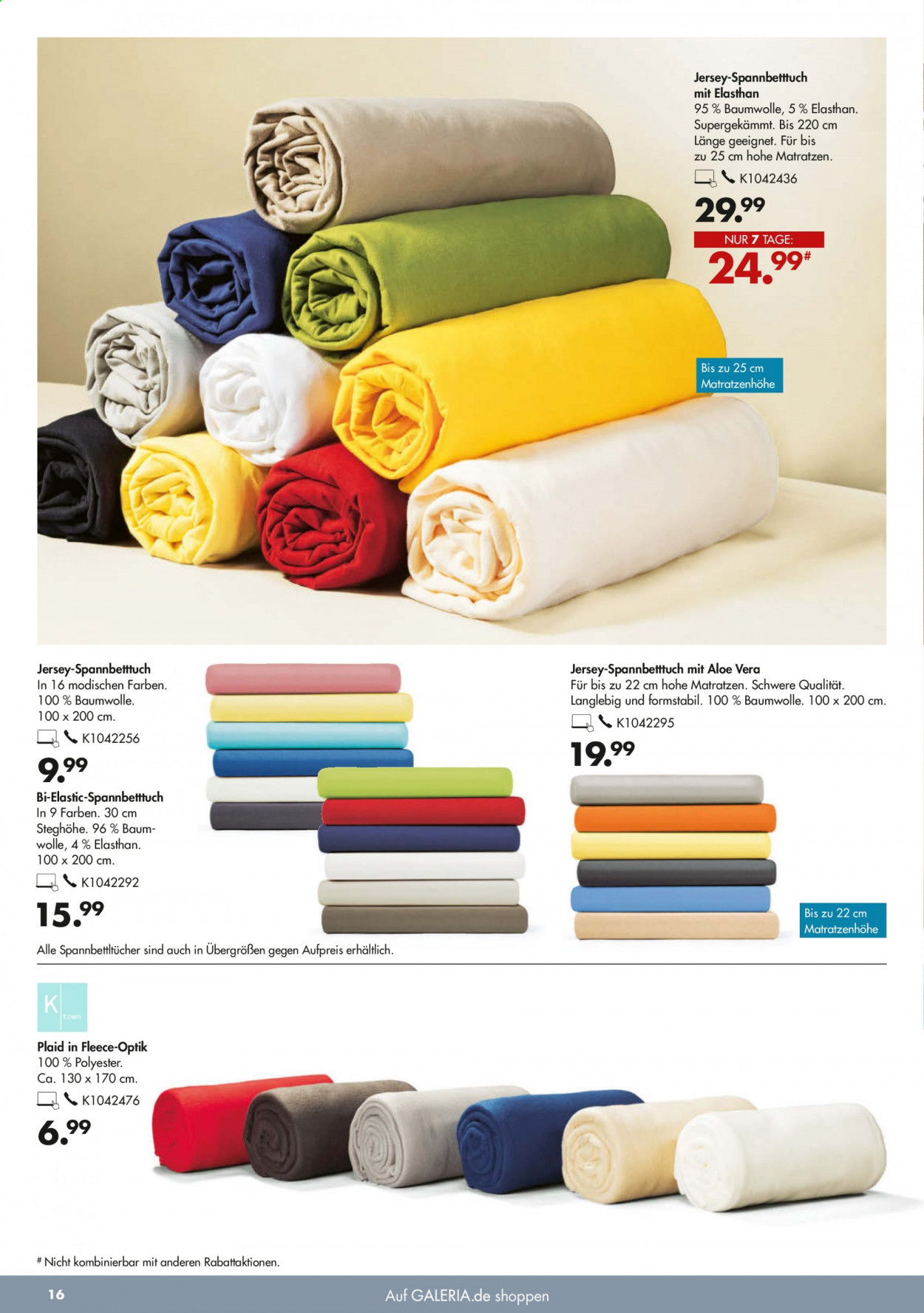 GALERIA Karstadt Kaufhof Prospekte  - 18.08.2021 - 24.08.2021. Seite 16