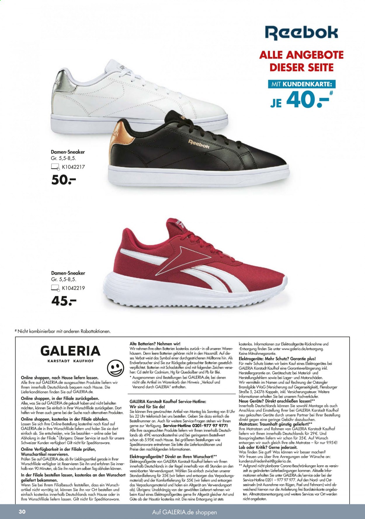 GALERIA Karstadt Kaufhof Prospekte  - 18.08.2021 - 24.08.2021. Seite 30