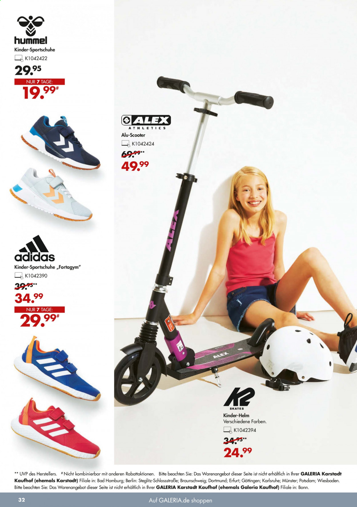GALERIA Karstadt Kaufhof Prospekte  - 18.08.2021 - 24.08.2021. Seite 32