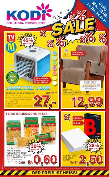 Prospekte KODi - 23.8.2021 - 28.8.2021.