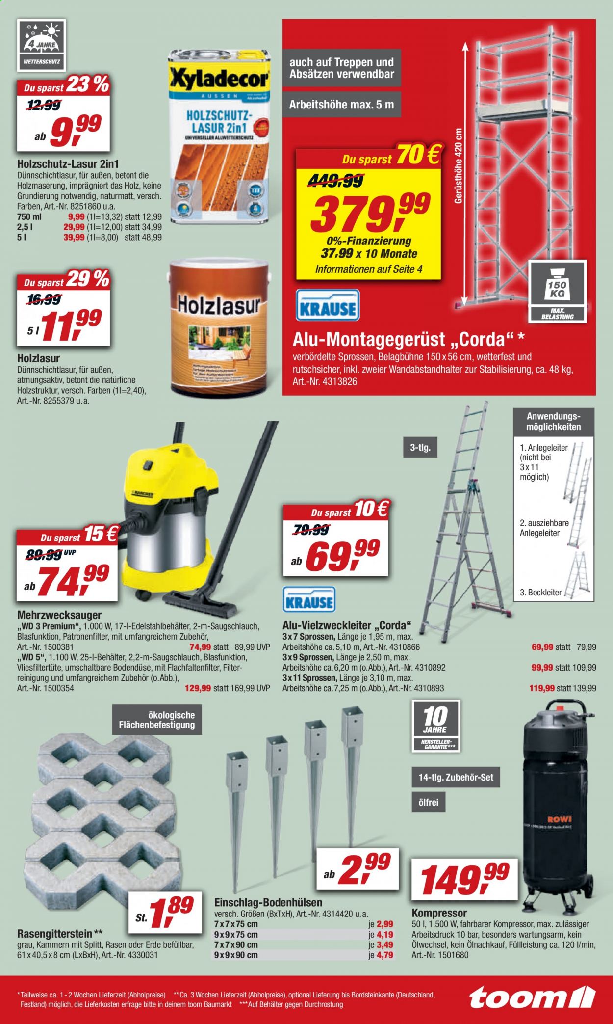 toom Baumarkt Prospekte  - 21.08.2021 - 27.08.2021. Seite 9