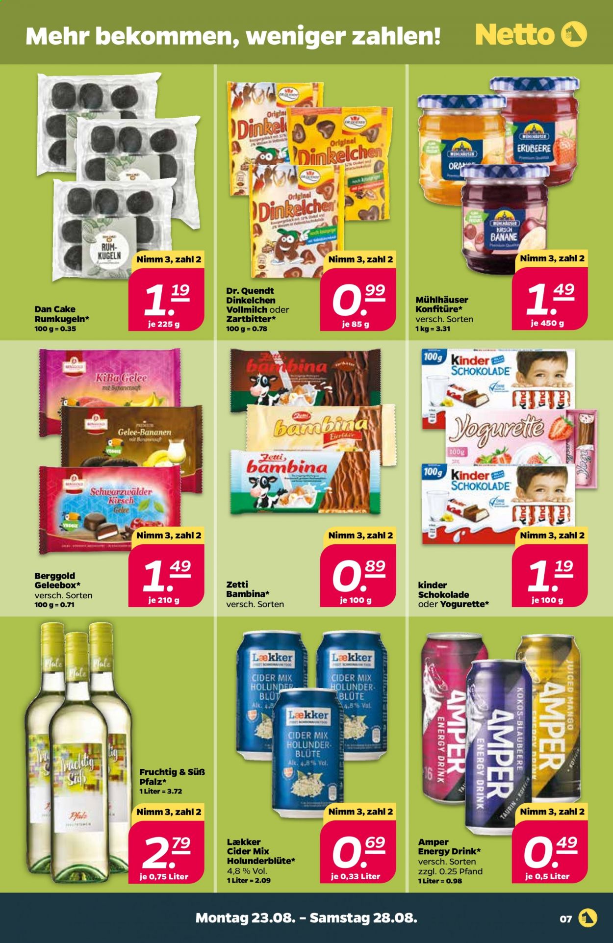 Netto Prospekte  - 23.08.2021 - 28.08.2021. Seite 7