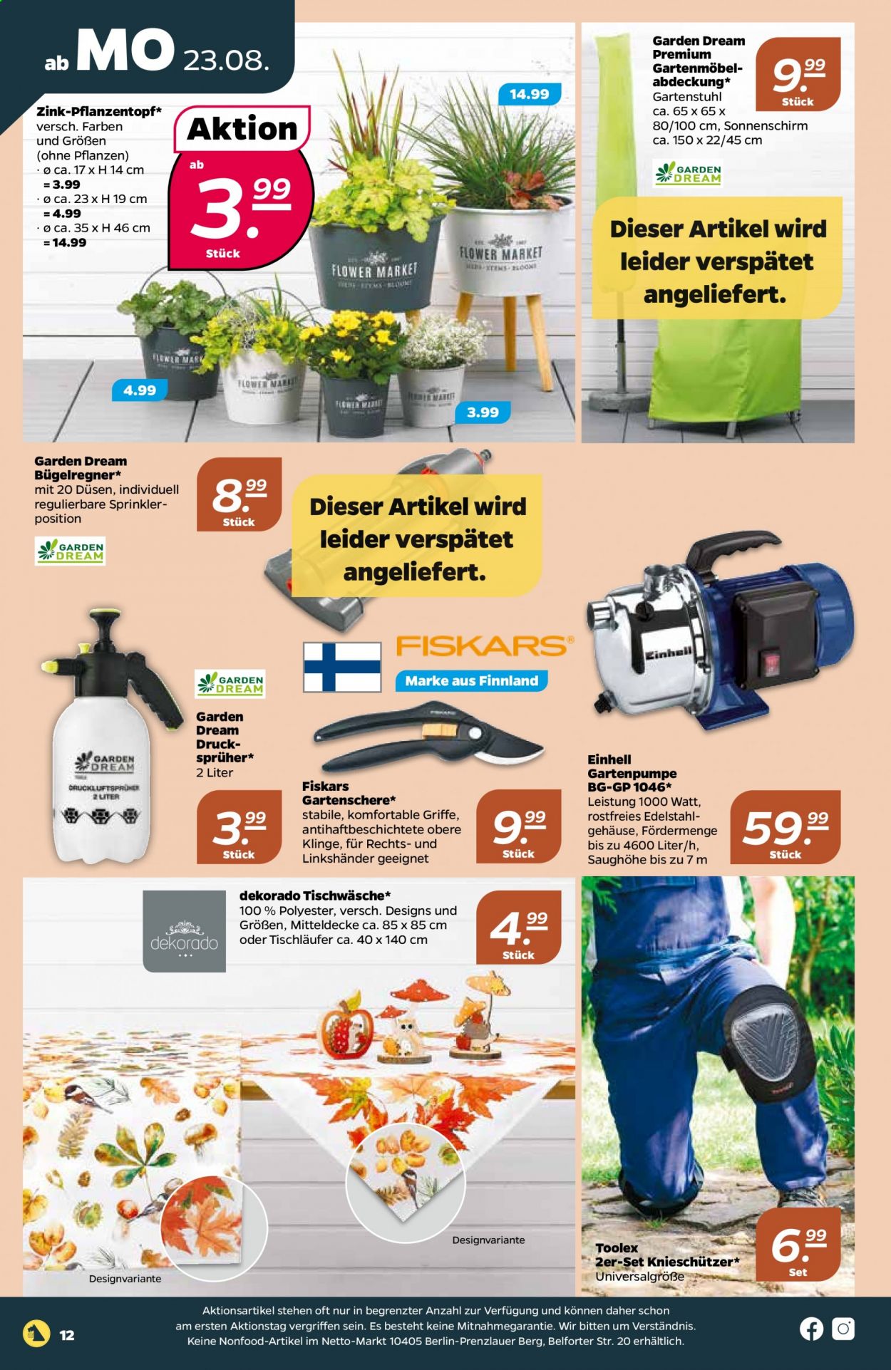 Netto Prospekte  - 23.08.2021 - 28.08.2021. Seite 12
