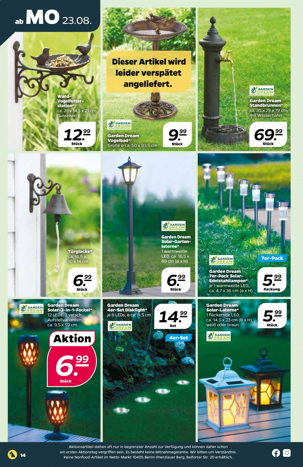 Netto Prospekte  - 23.08.2021 - 28.08.2021. Seite 14