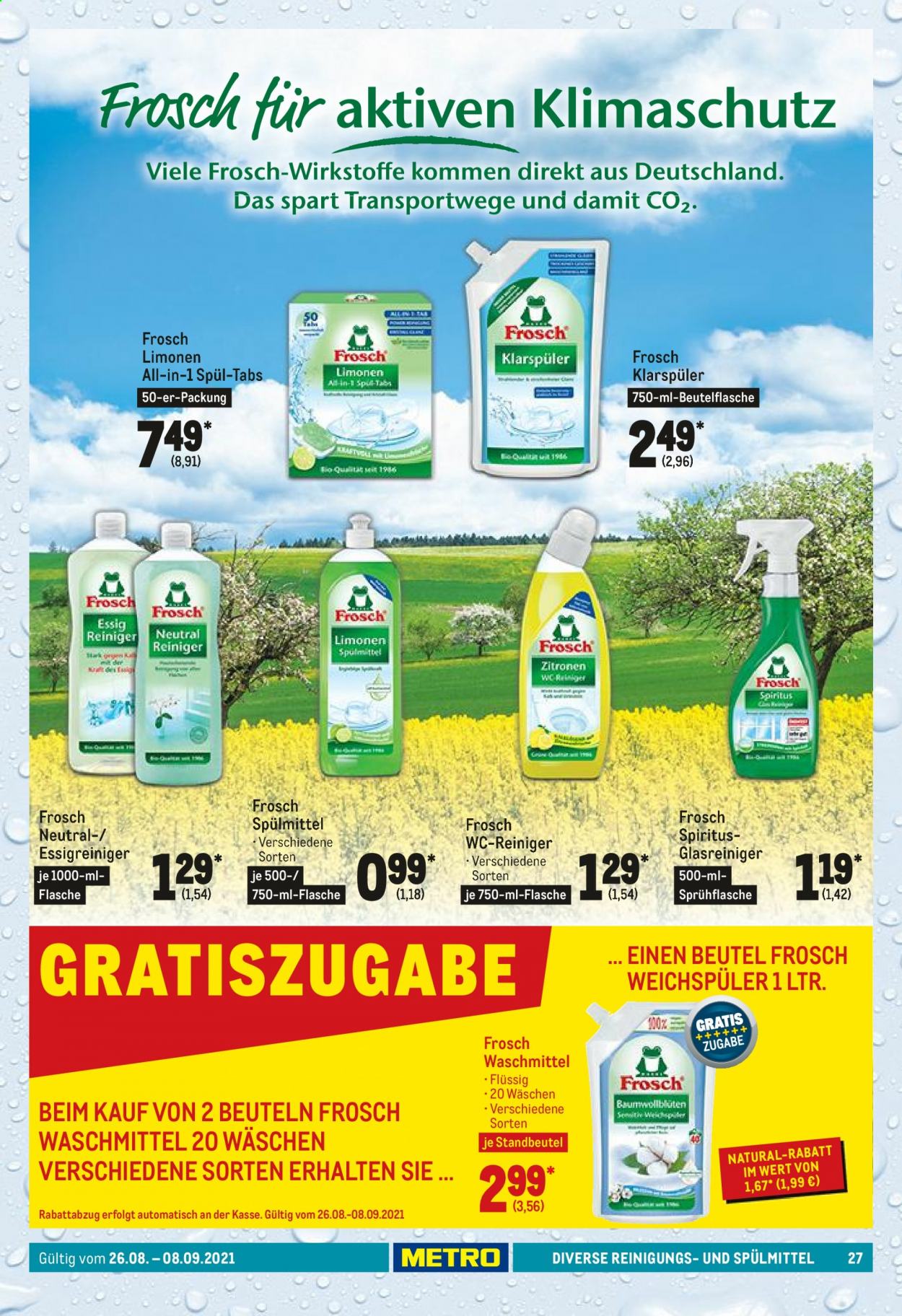 Metro Prospekte  - 26.08.2021 - 8.09.2021. Seite 27