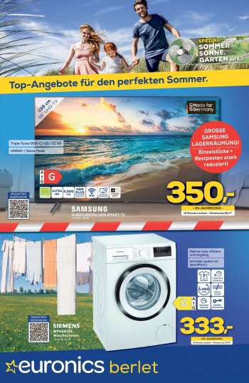 Prospekte Euronics - 20.8.2021 - 27.8.2021.