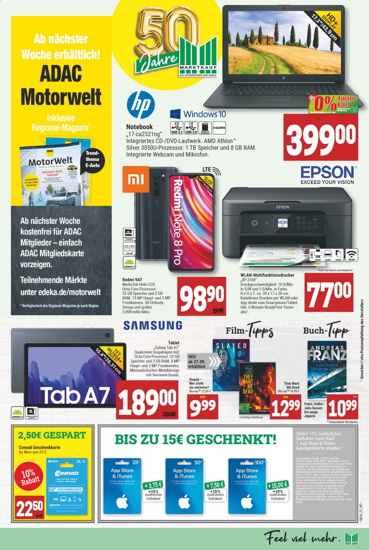 Marktkauf Prospekte  - 23.08.2021 - 28.08.2021. Seite 21