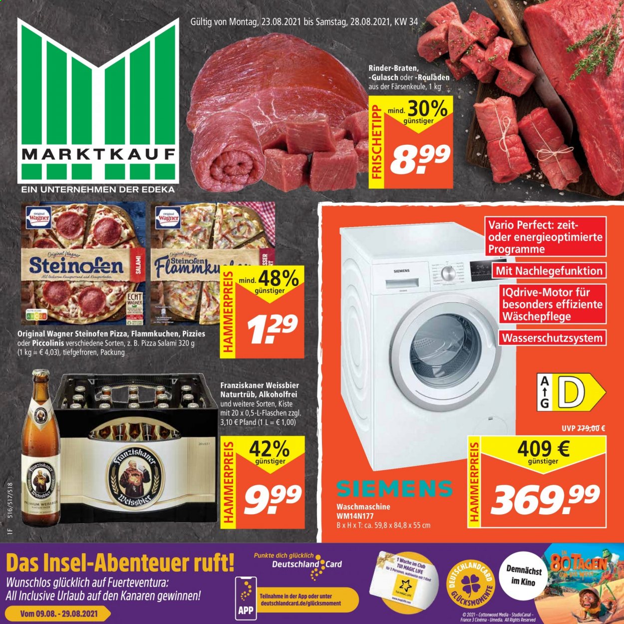 Marktkauf Prospekte  - 23.08.2021 - 28.08.2021. Seite 1
