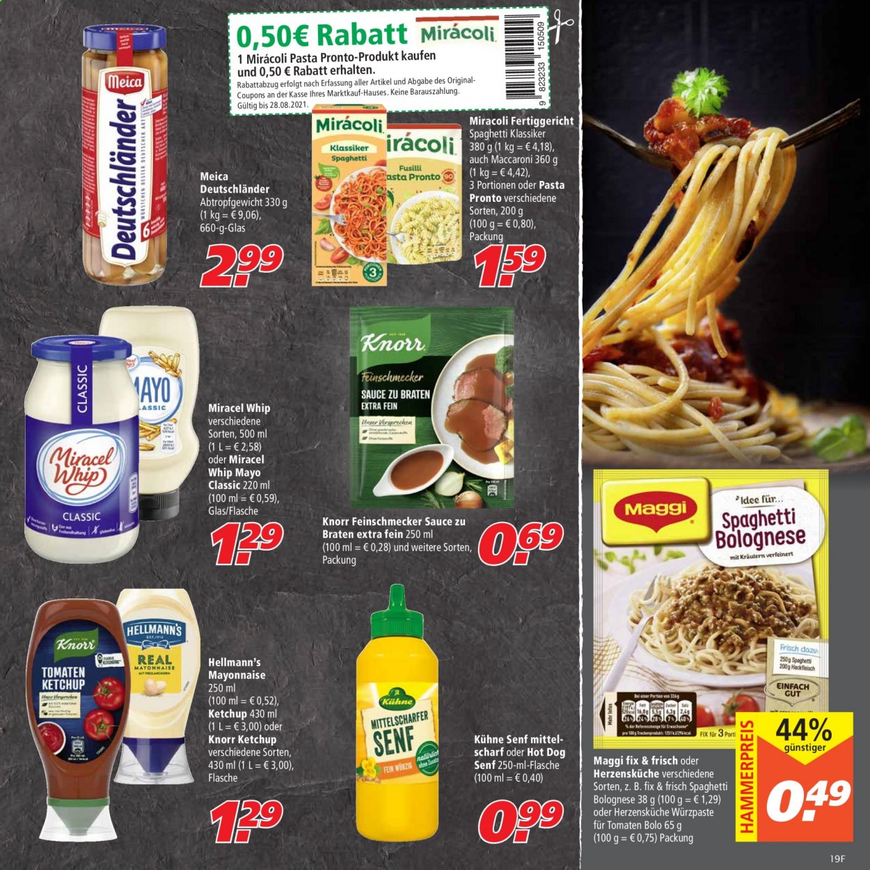 Marktkauf Prospekte  - 23.08.2021 - 28.08.2021. Seite 19
