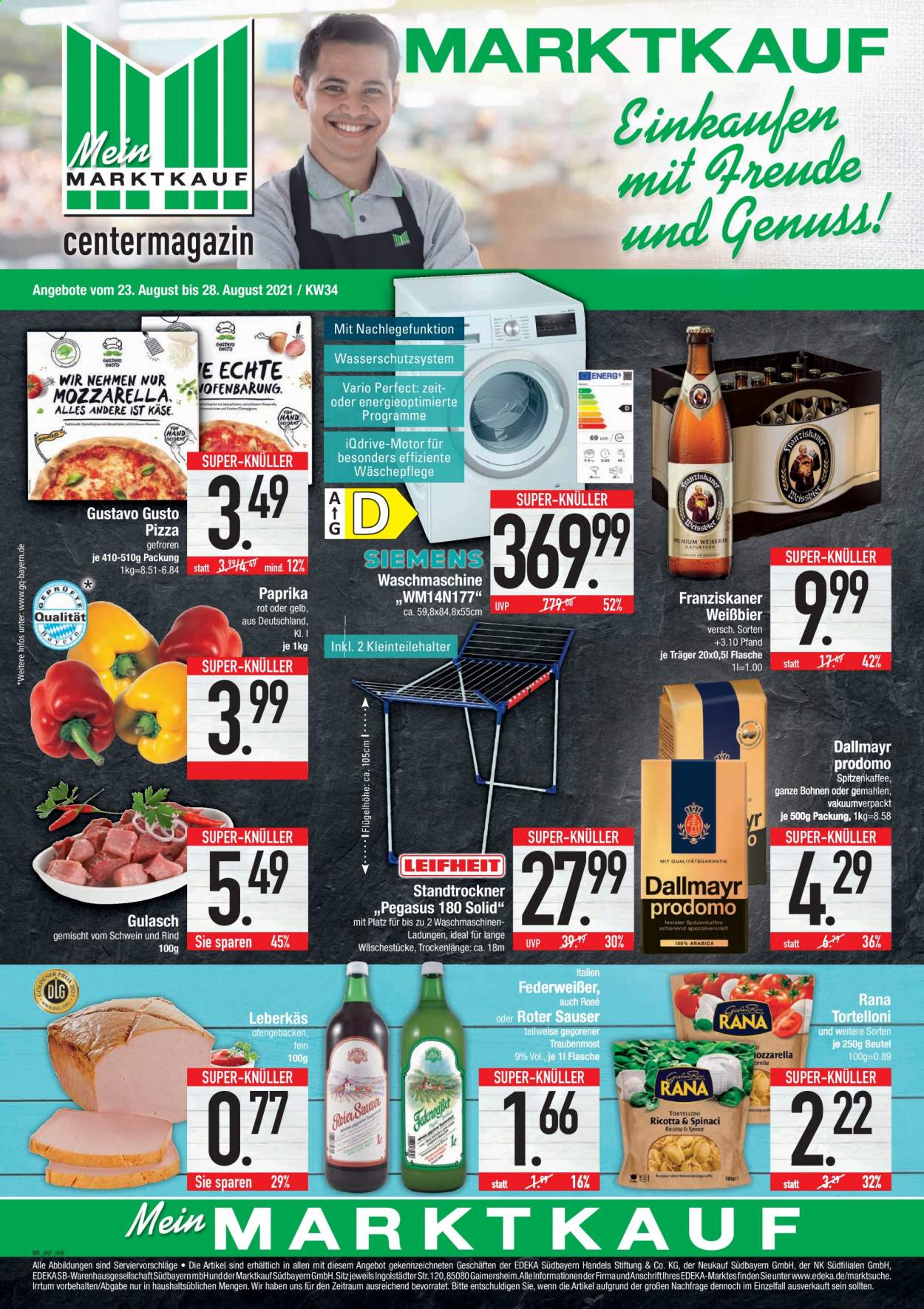 Marktkauf Prospekte  - 23.08.2021 - 28.08.2021. Seite 1