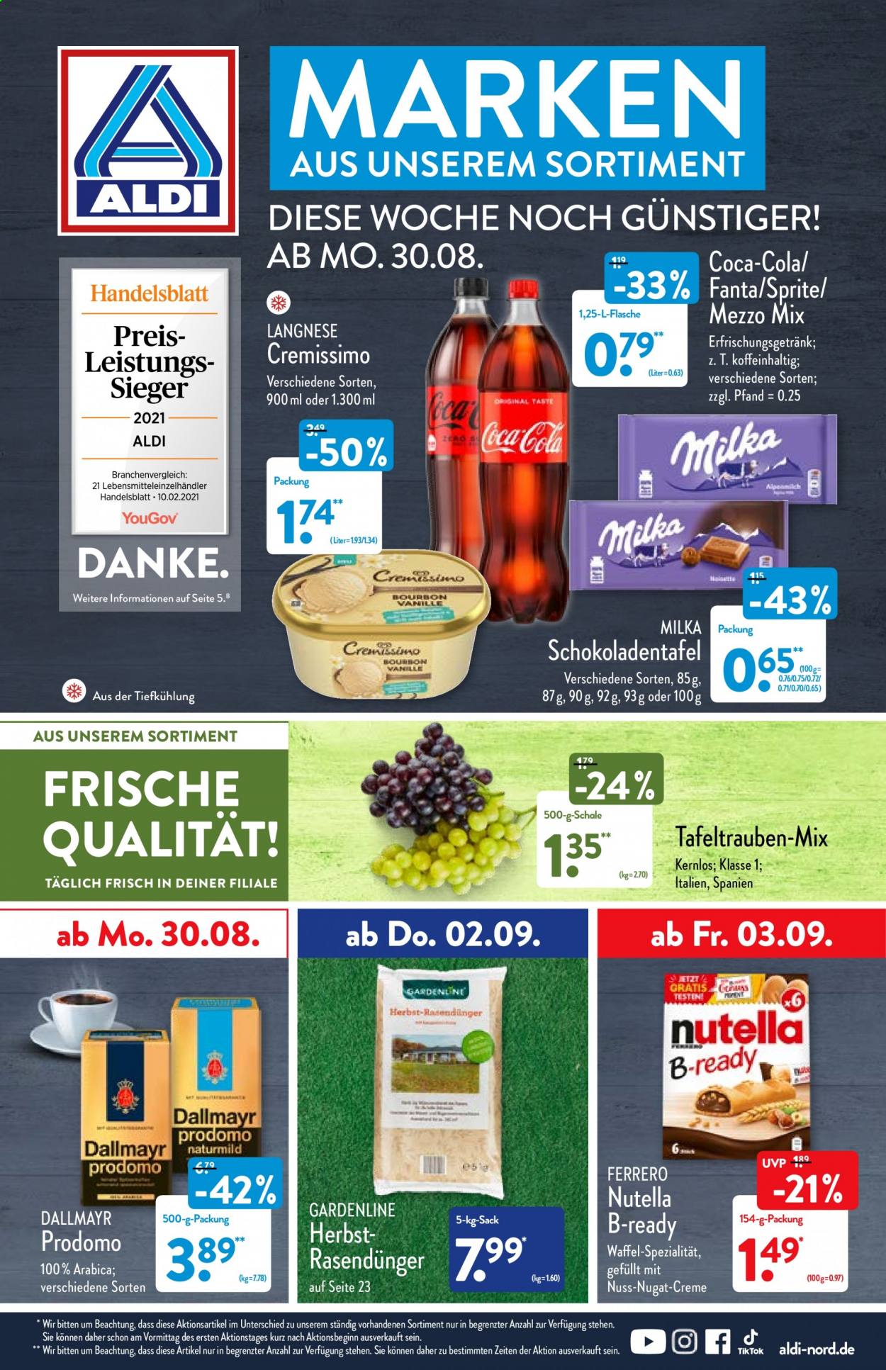ALDI Nord Prospekte  - 30.08.2021 - 5.09.2021. Seite 1