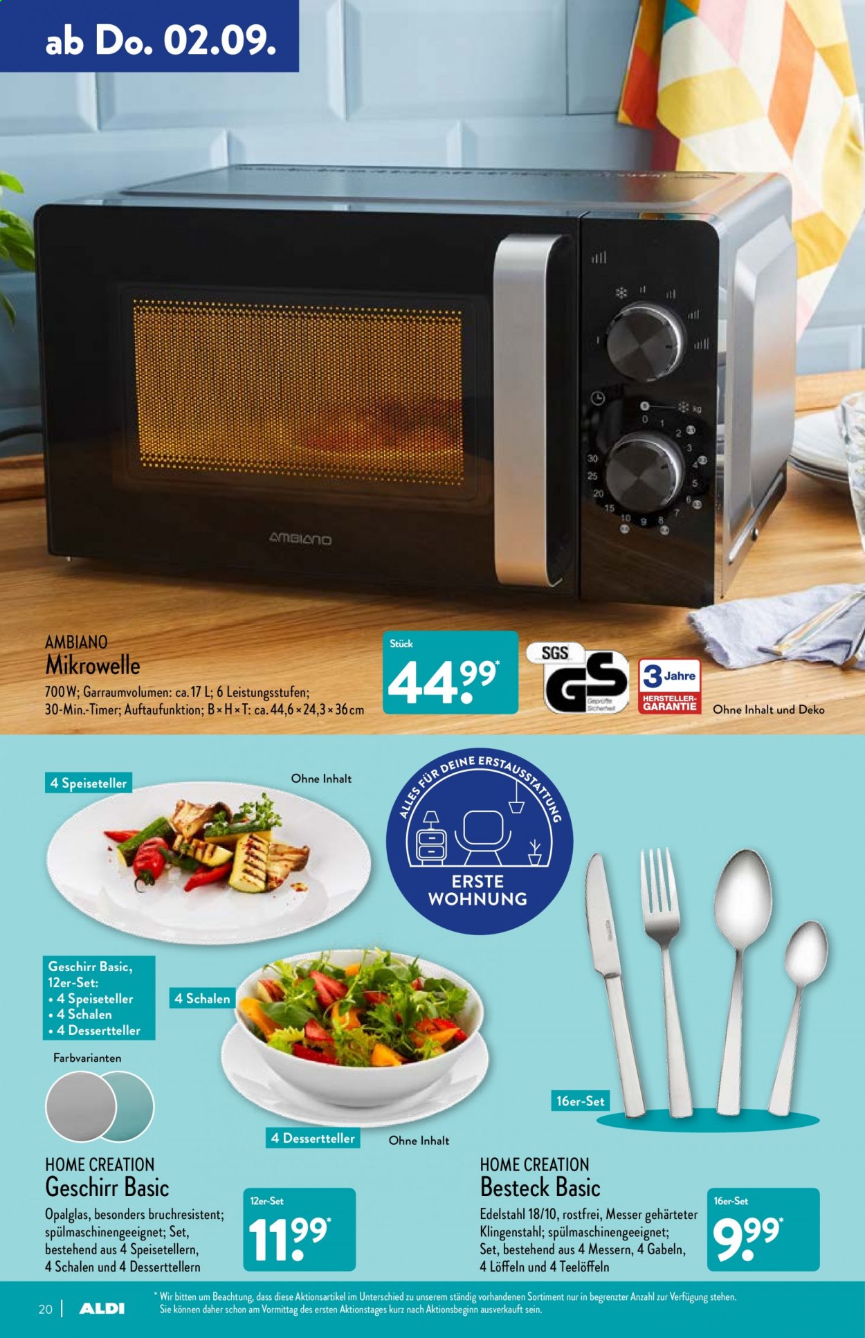 ALDI Nord Prospekte  - 30.08.2021 - 5.09.2021. Seite 20