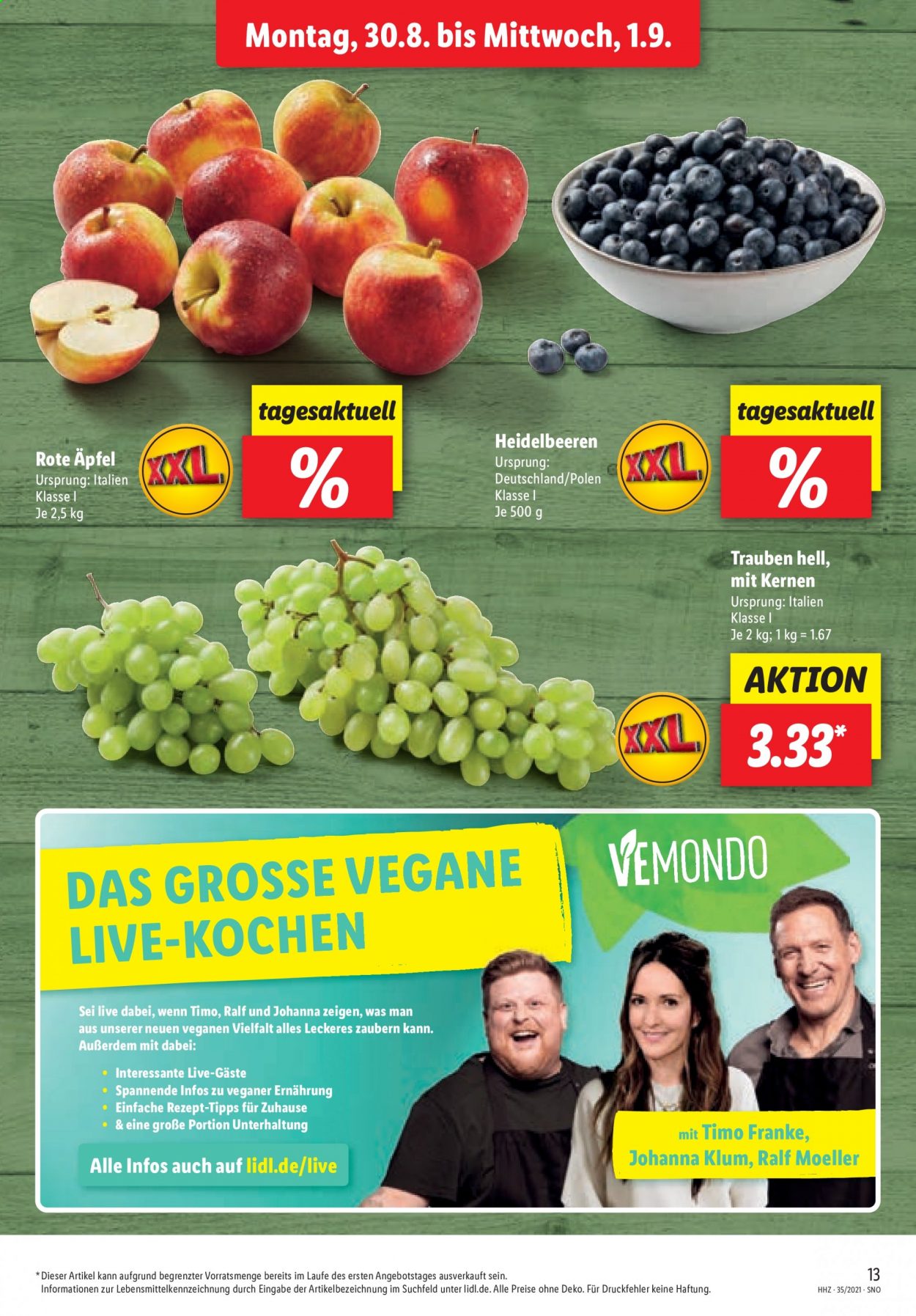 Lidl Prospekte  - 29.08.2021 - 29.08.2021. Seite 13