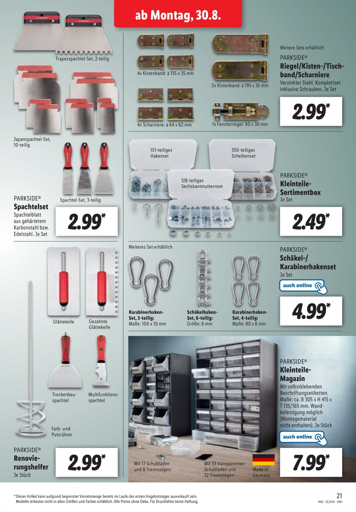 Lidl Prospekte  - 29.08.2021 - 29.08.2021. Seite 21