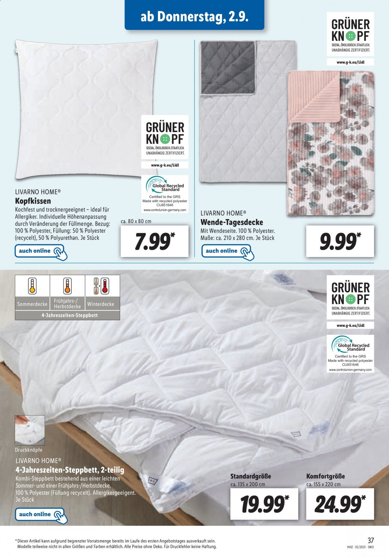 Lidl Prospekte  - 29.08.2021 - 29.08.2021. Seite 37