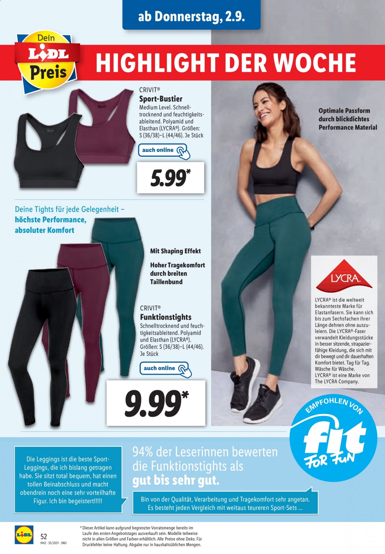 Lidl Prospekte  - 29.08.2021 - 29.08.2021. Seite 52
