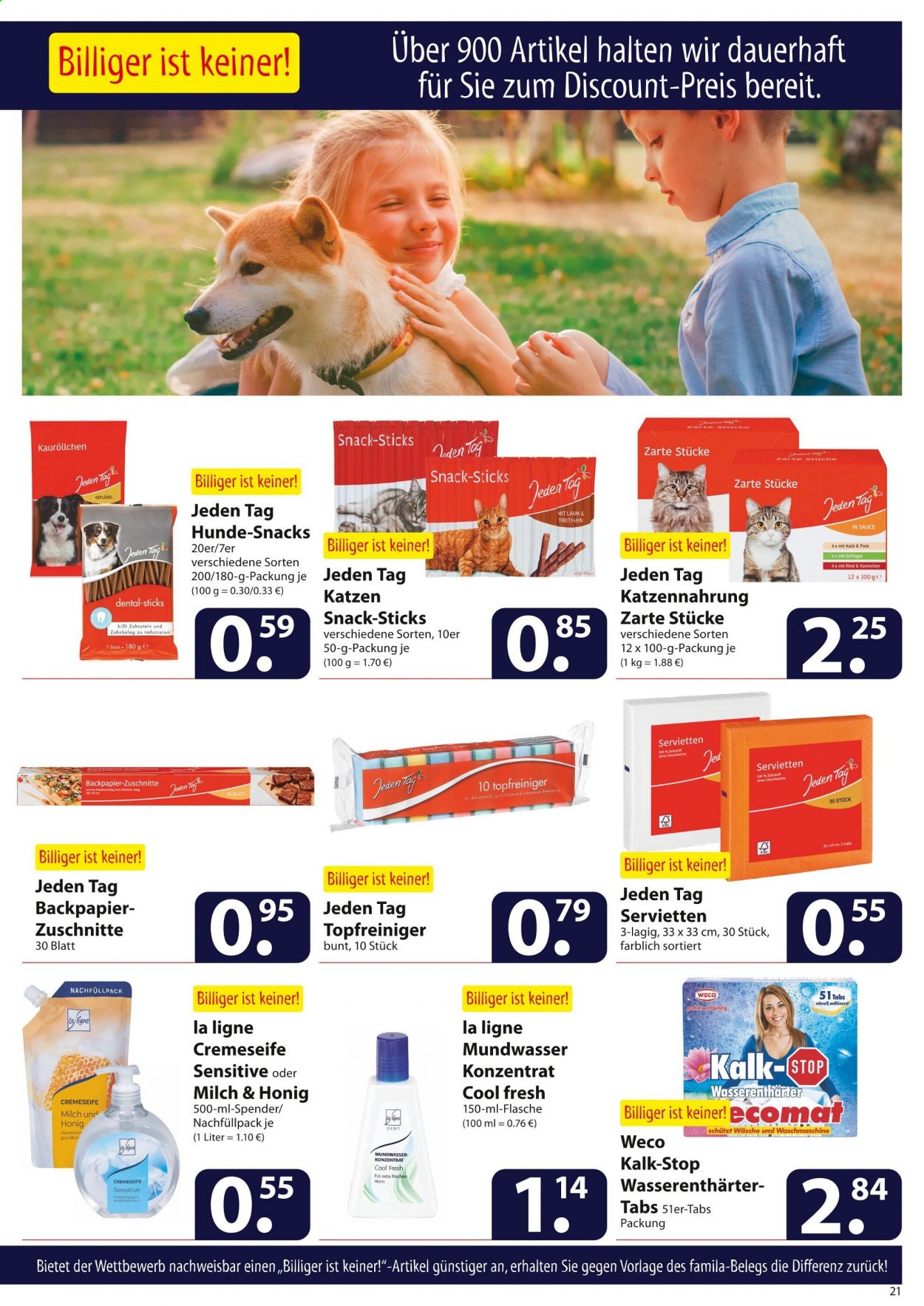 famila Prospekte  - 23.08.2021 - 28.08.2021. Seite 21