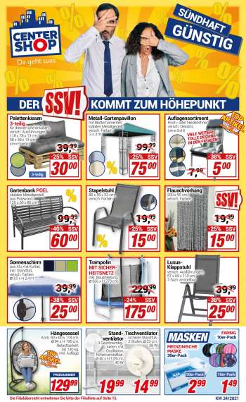 Prospekte CENTERSHOP - 23.8.2021 - 28.8.2021.